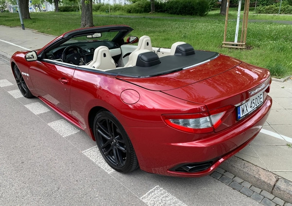 Maserati GranCabrio cena 299000 przebieg: 40700, rok produkcji 2015 z Warszawa małe 562